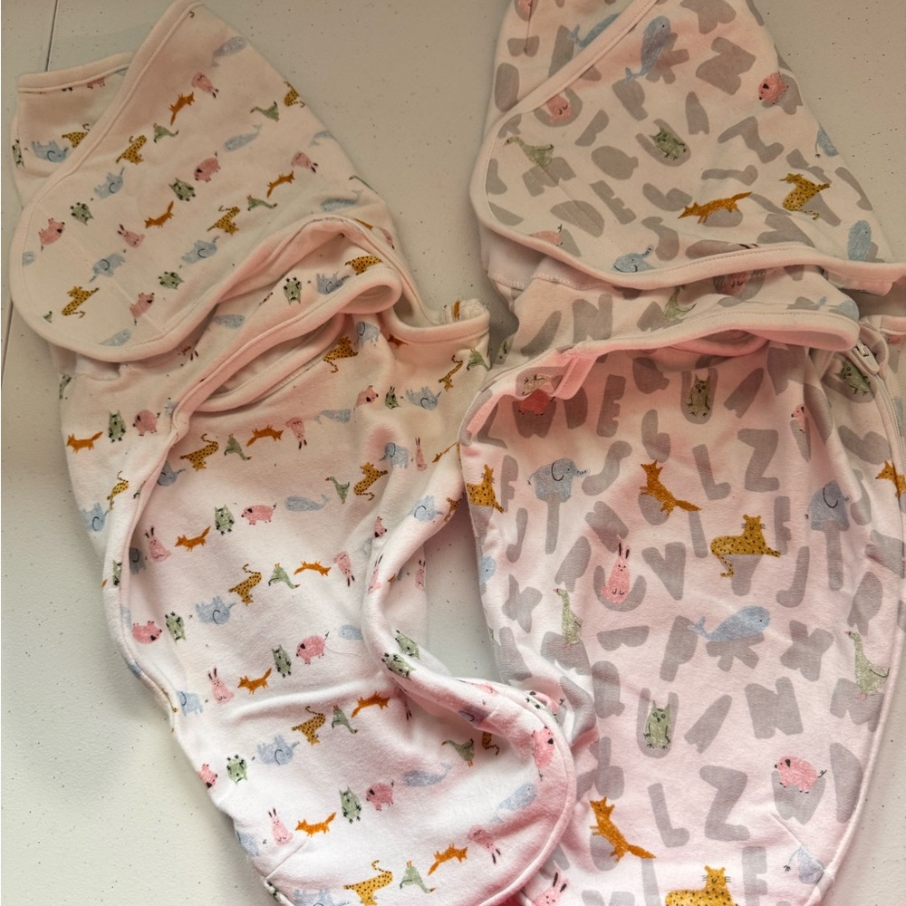 Adorable Animal Print Baby Swaddles